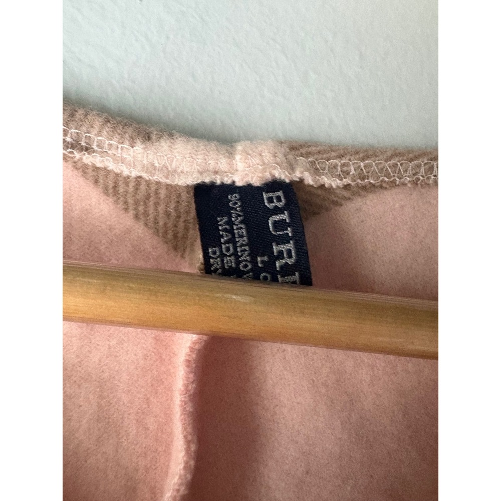 Burberry London Pink Check Merino Cashmere Fringe Poncho OS - Picture 3 of 5